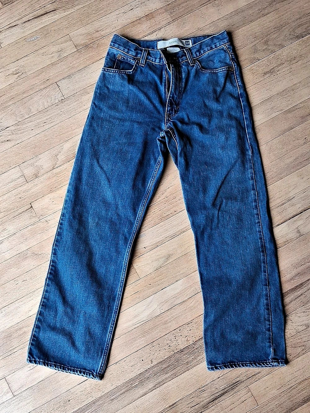 Vintage 2004 GAP Loose Fit Denim Jeans Blue Straight Leg Jeans